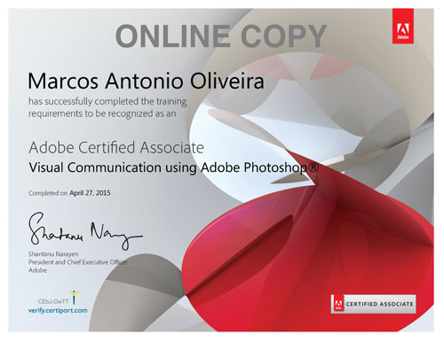 Adobe Photoshop Certificate